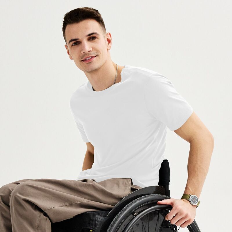 ソノマ メンズ トップス Tシャツ Men'sonoma Goods For Life Adaptiveasy Dressing Crew Tee White ホワイト