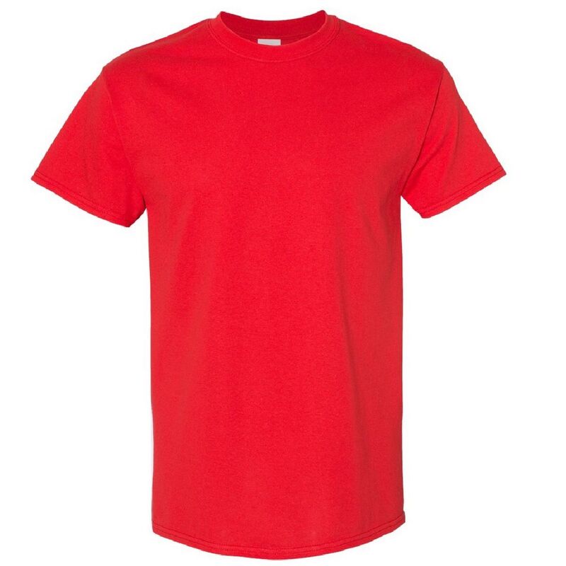 ギルダン メンズ トップス Tシャツ 半袖 コットン Gildan Mens Heavy Cotton Short-sleeved T-shirt Red レッド
