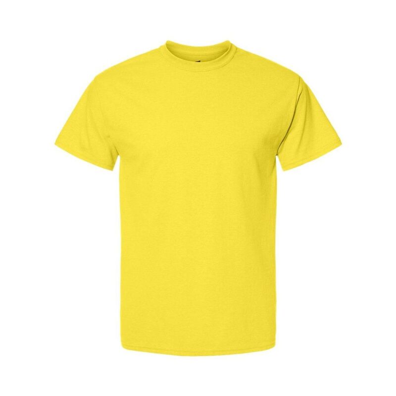 フロソ メンズ トップス Tシャツ Floso Essential-T Plain T-Shirt Yellow イエロー