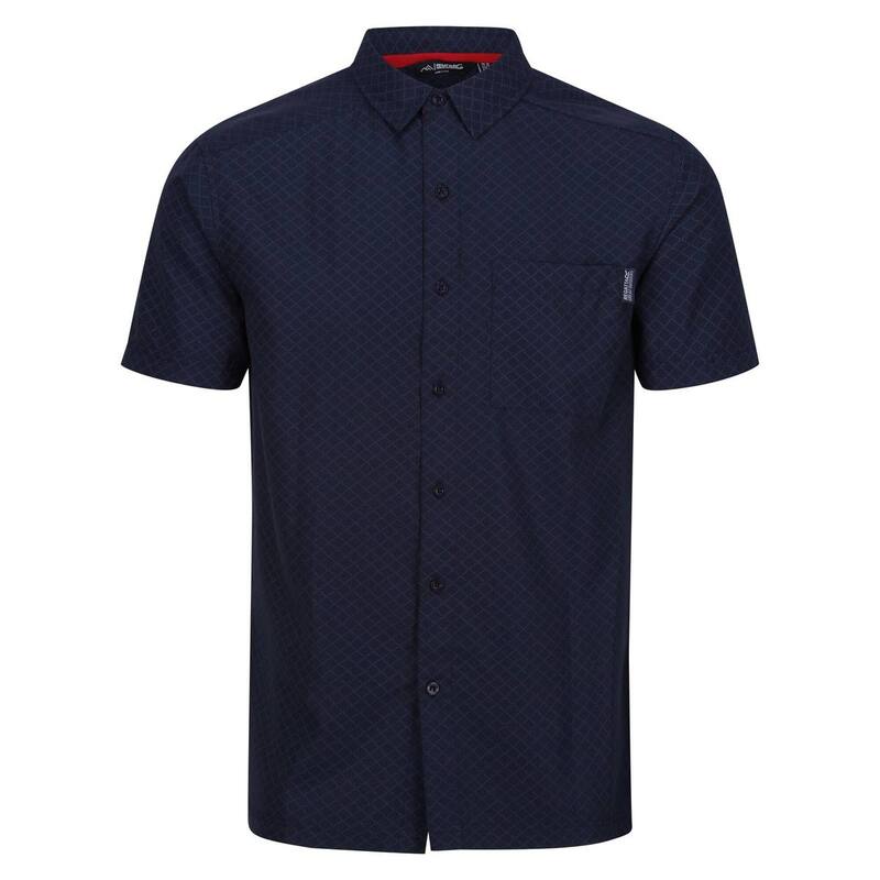 レガッタ メンズ トップス Tシャツ 半袖 Regatta Mens Mindano VIII Patterned Short-Sleeved Shirt Navy Moonlight ネイビー