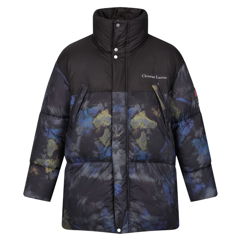 レガッタ メンズ アウター ジャケット・ブルゾン Regatta Mens Christian Lacroix Barbegal Baffled Padded Jacket Black And Fourrure ブラック
