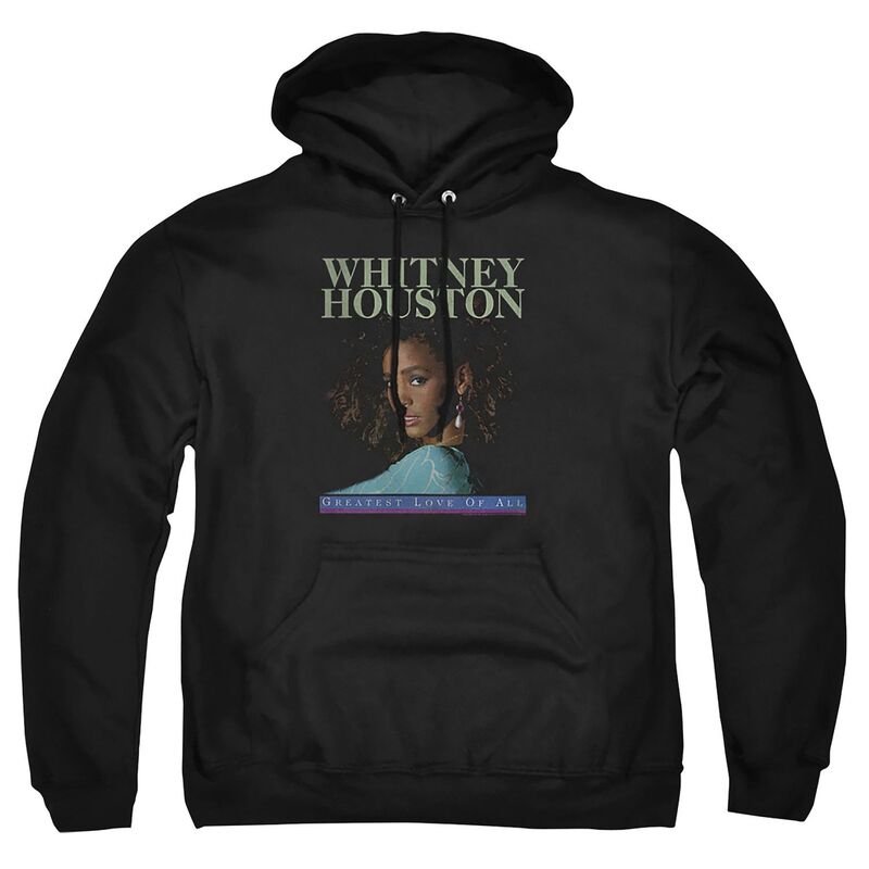 アニメキャラクター メンズ アウター パーカー・スウェットール グラフィック Licensed Character Big & Tall Whitney Houston Graphic Pullover Hoodie Black ブラック