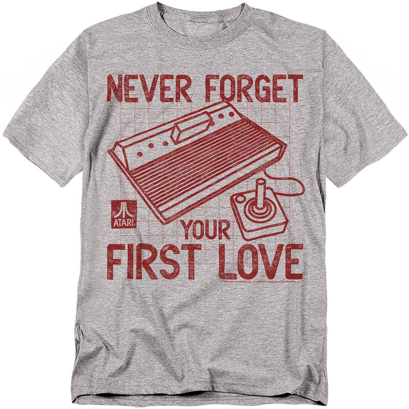 アニメキャラクター メンズ トップス Tシャツ トール グラフィック Licensed Character Big & Tall Atari First Love Graphic Tee Heather Gray グレー