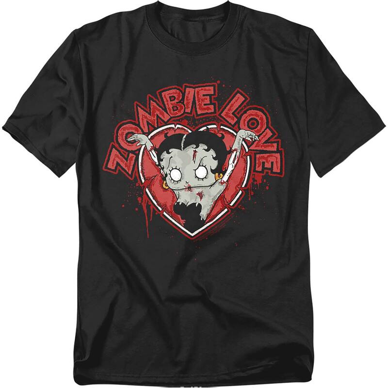 アニメキャラクター メンズ トップス Tシャツ トール グラフィック Licensed Character Big & Tall Betty Boop Heart You Forever Graphic Tee Black ブラック