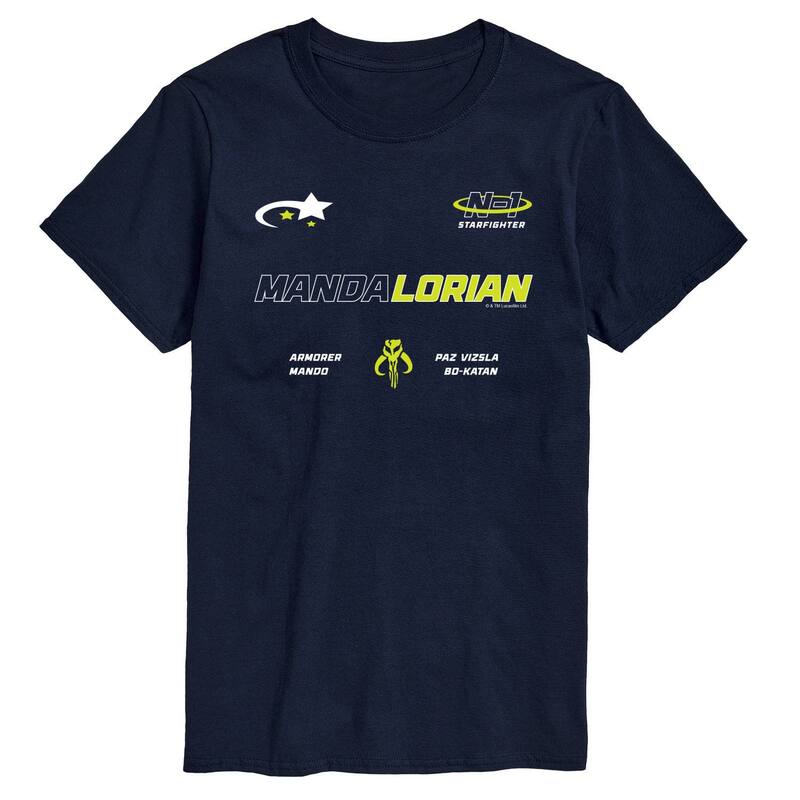 スター ウォーズ メンズ トップス Tシャツ トール ジャージー グラフィック Big & Tall Star Wars The Mandalorian Racing Jersey Graphic Tee Navy ネイビー