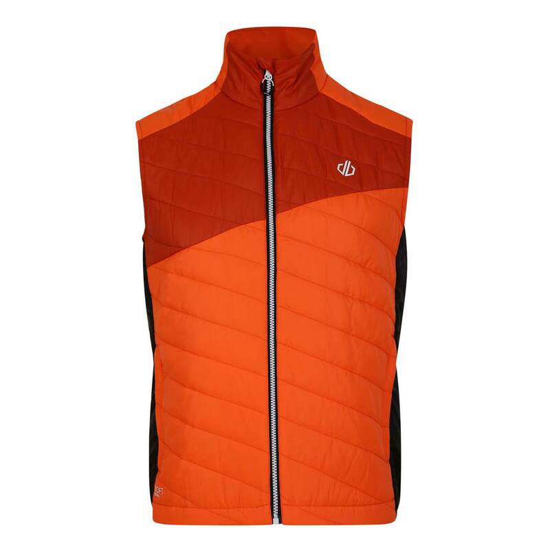 デアツービー メンズ アウター ジャケット・ブルゾン キルティング ジレ Dare 2B Mens Touring Quilted Lightweight Gilet Puffins Orange オレンジ｜ReVida 店