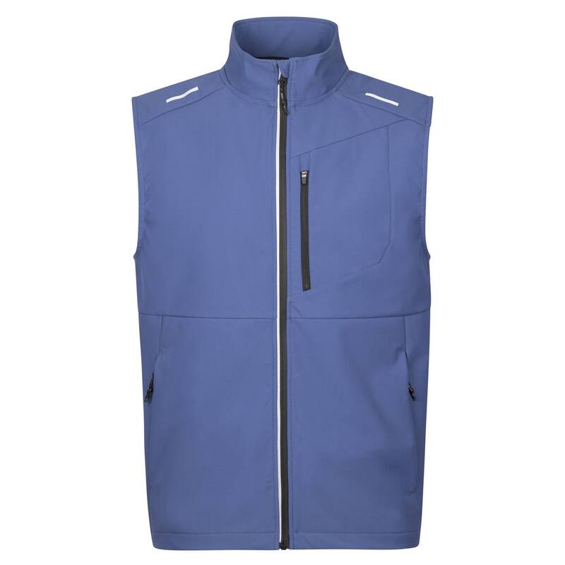 トレスパス メンズ アウター ジャケット・ブルゾン ジレ Trespass Mens Breton Gilet Blue Tone ブルー