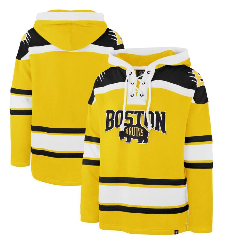 フォーティセブンブランド メンズ アウター パーカー・スウェット レース 47 Brand Men's '47 Gold Boston Bruins 2026 NHL Stadium Seriesuperior Lacer Hoodie Bsb Gold ゴールド