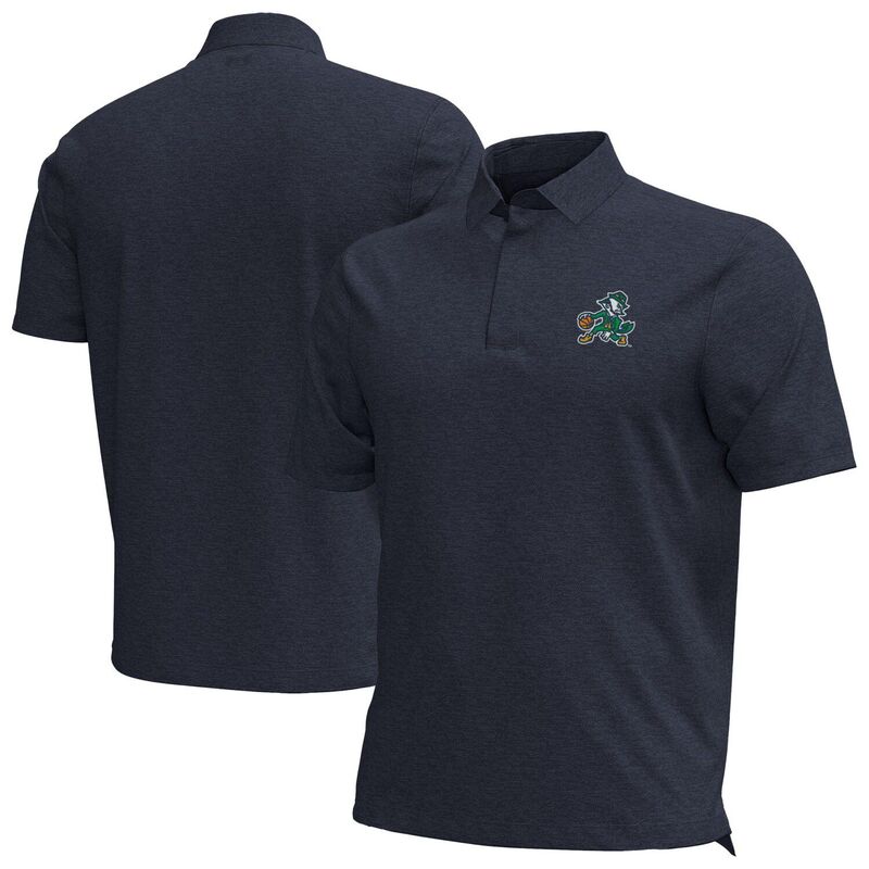 アンダーアーマー メンズ トップス Tシャツ ポロシャツ Men's Under Armour Navy Notre Dame Fighting Irish Basketballeprechaun Drive Aura Polo Ntd Navy ネイビー|ReVida 店
