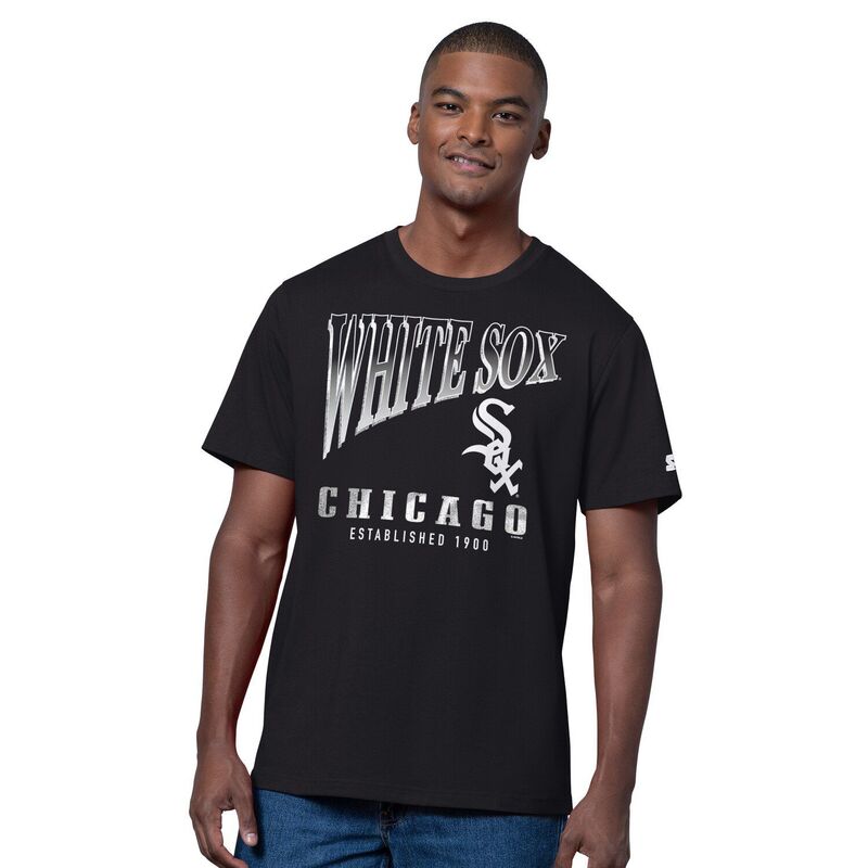 クランク メンズ トップス プルオーバー Men\u0027starter Black/Heather Gray Chicago White Sox Two-Pack T-Shirt Set Sox Black 黒いこと