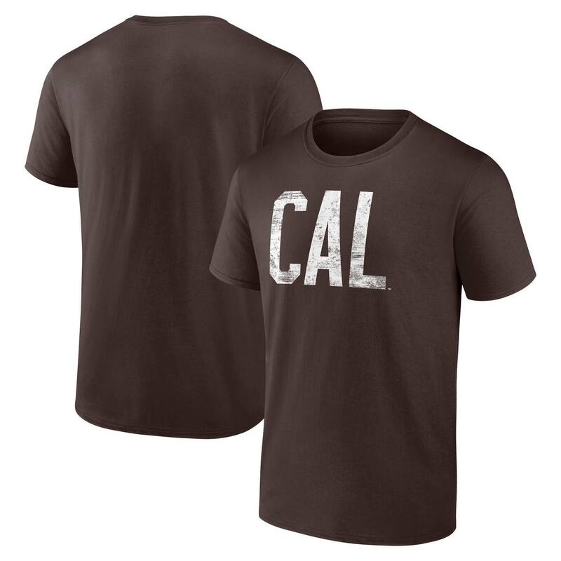 ファナティクス メンズ トップス Tシャツ Men's Fanatics Brown Cal Bears Express T-Shirt Cal Brown ブラウン｜ReVida 店