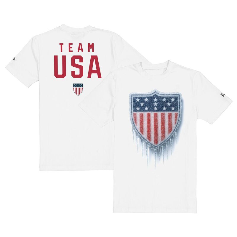 ニューエラ メンズ トップス Tシャツ Men's New Era Whiteam USA Ice Cold T-Shirt Usa White ホワイト