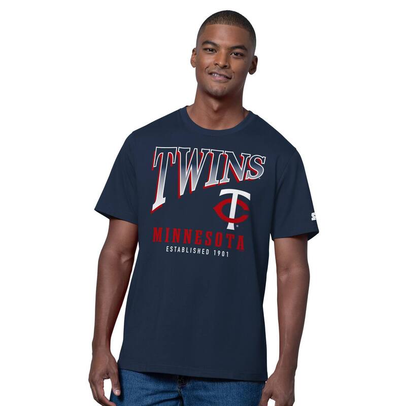 スターター メンズ トップス Tシャツ Men'starter Navy/Heather Gray Minnesota Twins Two-Pack T-Shirt Setwnavy ネイビー