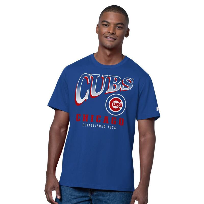 クランク メンズ トップス プルオーバー Men\u0027starteroyal/Heather Gray Chicago Cubs Two-Pack T-Shirt Set Cublue 青色