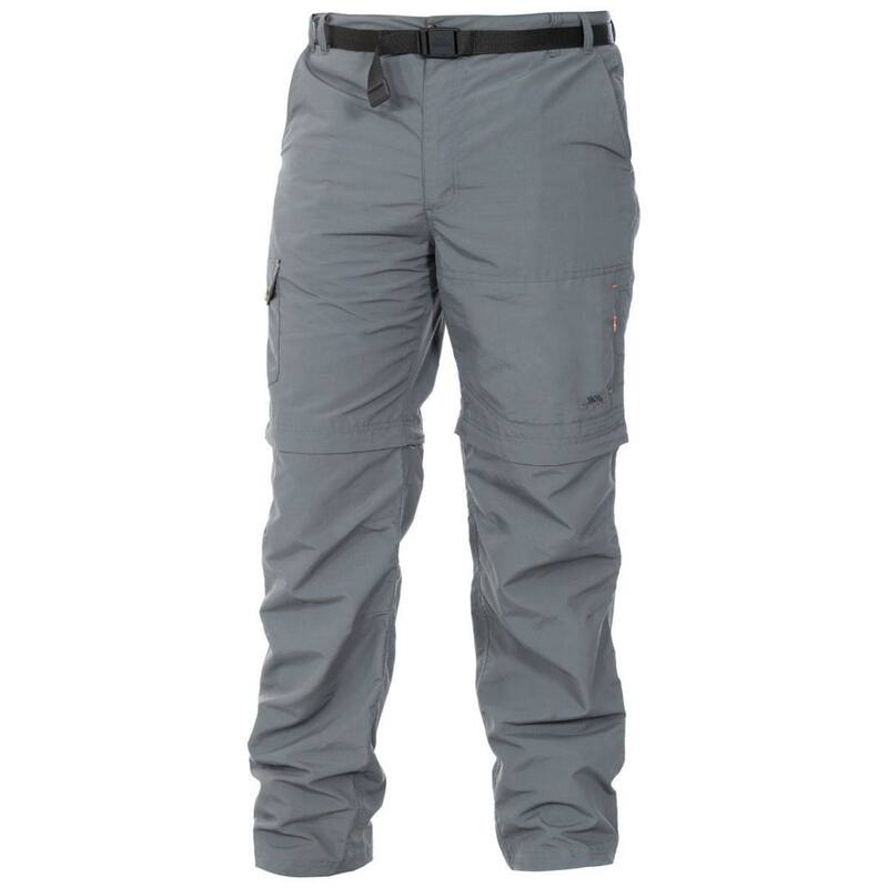トレス通り手形 メンズ ボトムス 心地よいズボン下 Trespass Mens Rynne Moskitophobia Hiking Trousers Carbon