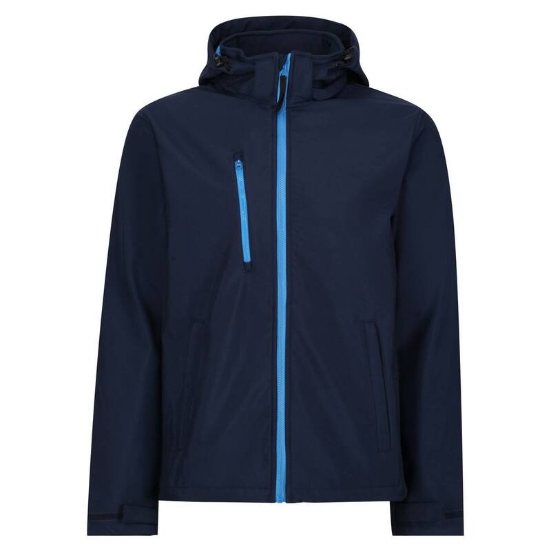 レガッタ メンズ アウター ジャケット・ブルゾン Regatta Professional Mens 3 Layer Membrane Soft Shell Jacket Navy And French Blue ネイビー