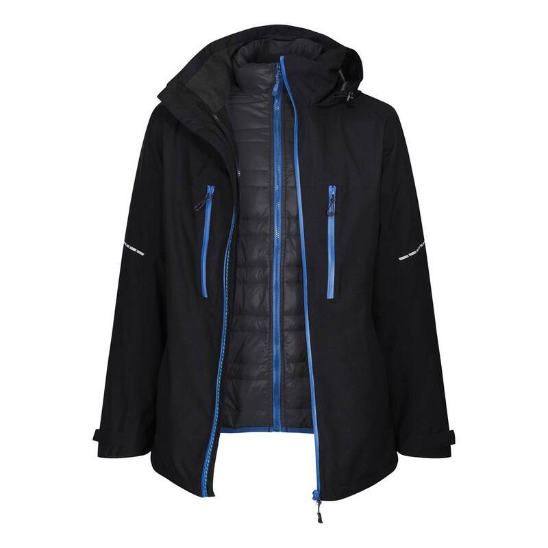 レガッタ メンズ アウター ジャケット・ブルゾン Regatta Professional Mens Jacket Black And Oxford Blue ブラック