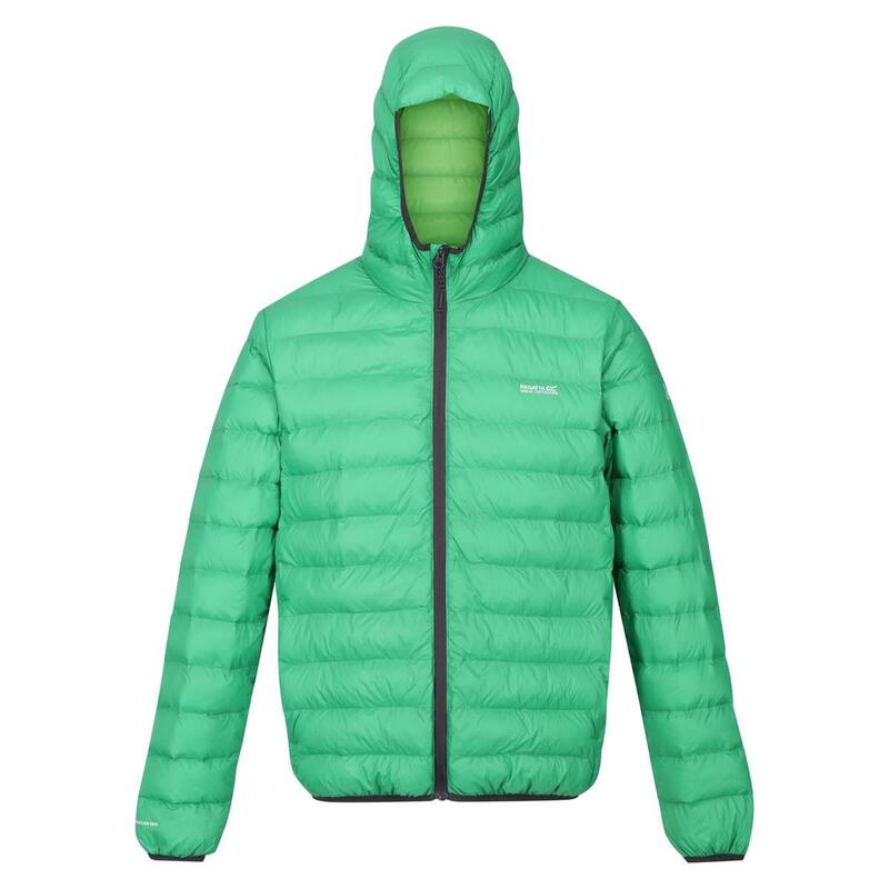 レガッタ メンズ アウター ジャケット・ブルゾン Regatta Mens Marizion Baffled Hooded Padded Jacket Field Green グリーン