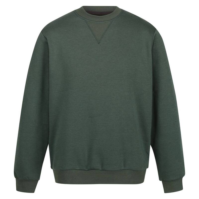 レガッタ メンズ アウター パーカー・スウェット クルーネック シャツ Regatta Professional Mens Crew Neck Sweatshirt Dark Green グリーン