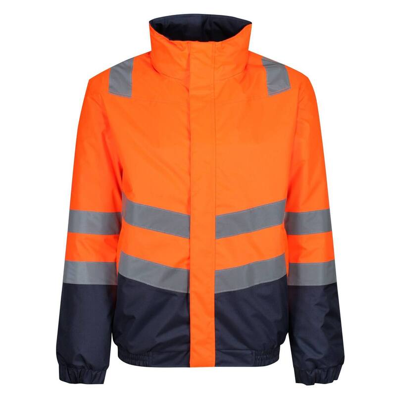 レガッタ メンズ アウター ジャケット・ブルゾン Regatta Professional Mens Waterproof Hi-Vis Jacket Orange And Navy ネイビー｜ReVida 店 16,906円