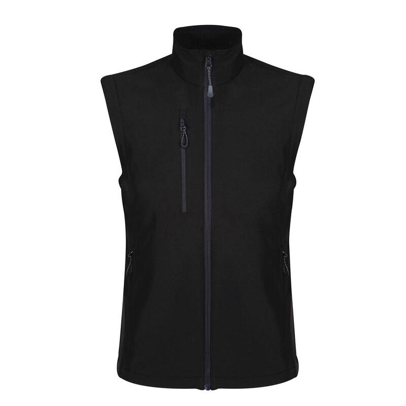 レガッタ メンズ アウター ジャケット・ブルゾン Regatta Mens Honestly Made Softshell Bodywarmer Black ブラック|ReVida 店