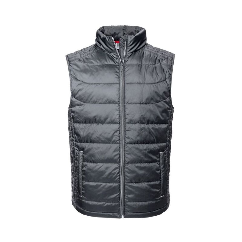 ラッセルアスレチック メンズ アウター ジャケット・ブルゾン Russell Athletic Russell Mens Nano Bodywarmer Iron Gray グレー｜ReVida 店