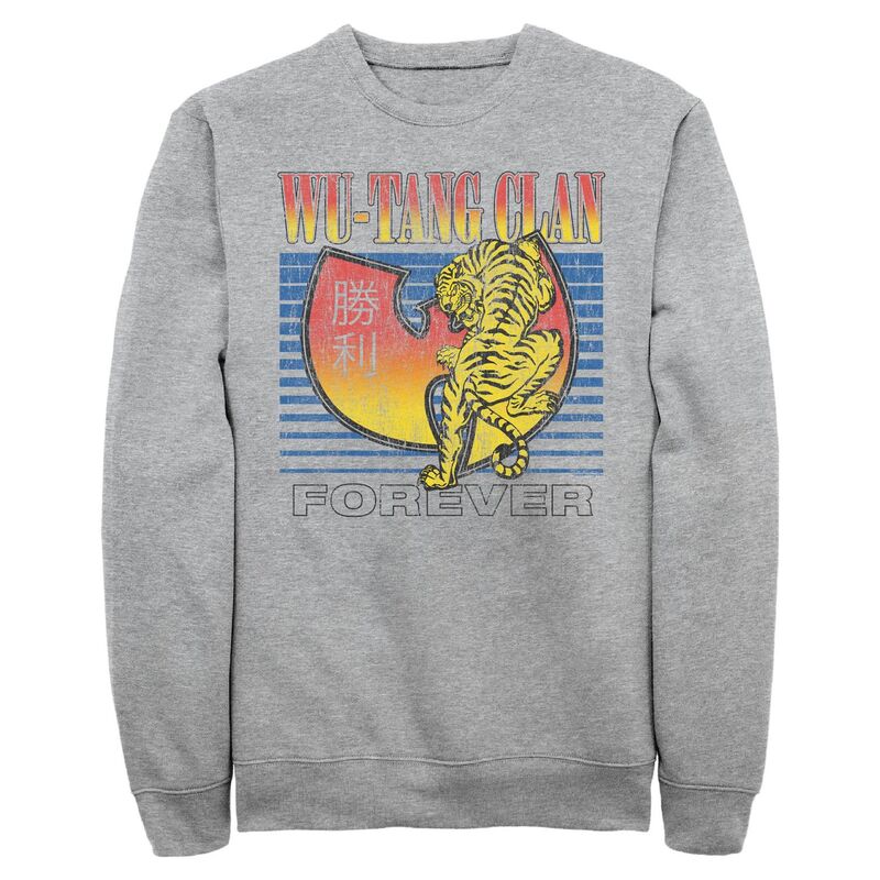 アニメキャラクター メンズ トップス Tシャツ フリース Licensed Character Men's Wu-Tang Clan Forever Long Sleeve Fleece Athletic Heather ヘザー｜ReVida 店