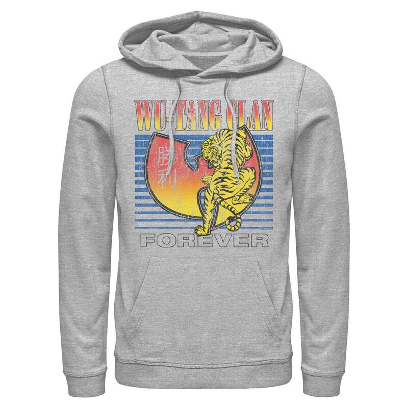アニメキャラクター メンズ アウター パーカー・スウェット グラフィック Licensed Character Men's Wu-Tang Clan Forever Graphic Hoodie Athletic Heather ヘザー｜ReVida 店