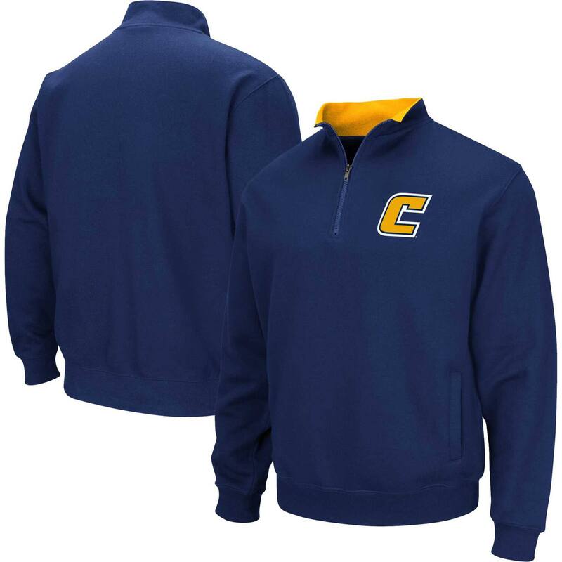 コロシアム メンズ アウター パーカー・スウェット シャツ Men Colosseum Navy Tennessee Chattanooga Mocs Tortugas Quarter-Zip Sweatshirt Nc2 Navy ネイビー