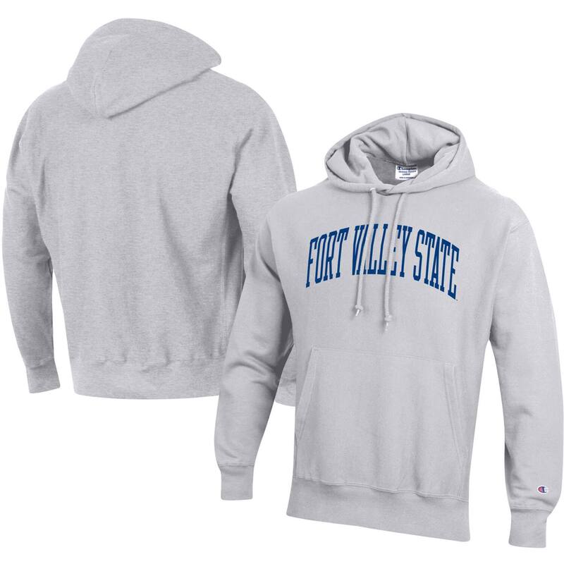 チャンピオン メンズ アウター パーカー・スウェットール Men's Champion Gray Fort Valley State Wildcats Tall Arch Pullover Hoodie Nc2 Grey グレー｜ReVida 店
