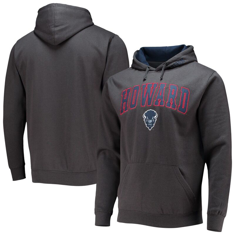 コロシアム メンズ アウター パーカー・スウェット Men Colosseum Charcoal Howard Bison Isle Pullover Hoodie Nc2 Charco チャコール