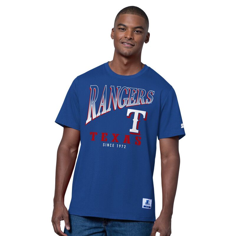 クランク メンズ トップス プルオーバー Men\u0027starteroyal/Gray Texas Rangers Two-Pack T-Shirt Set Rgr Blue 青色