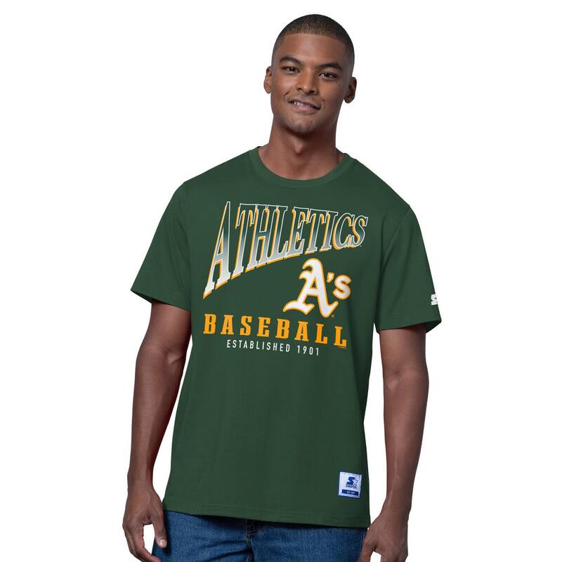 クランク メンズ トップス プルオーバー Men\u0027starter Green/Heather Gray Athletics Two-Pack T-Shirt Set Oas Green 緑であること
