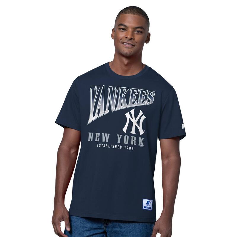 クランク メンズ トップス プルオーバー Men\u0027starter Navy/Gray New York Yankees Two-Pack T-Shirt Set Ynk Navy 米国海軍