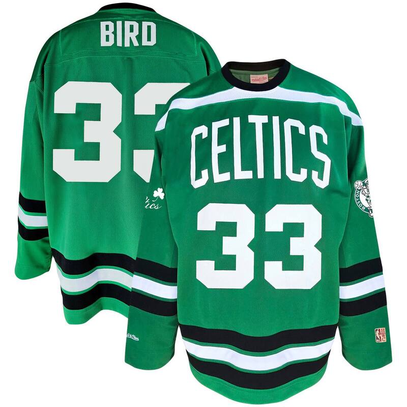 ミッチェル&ネス メンズ トップス Tシャツ トール ジャージー Men's Mitchell & Ness Larry Bird Kelly Green Boston Celtics Big & Tall NBA Hockey Jersey Cel Green グリーン