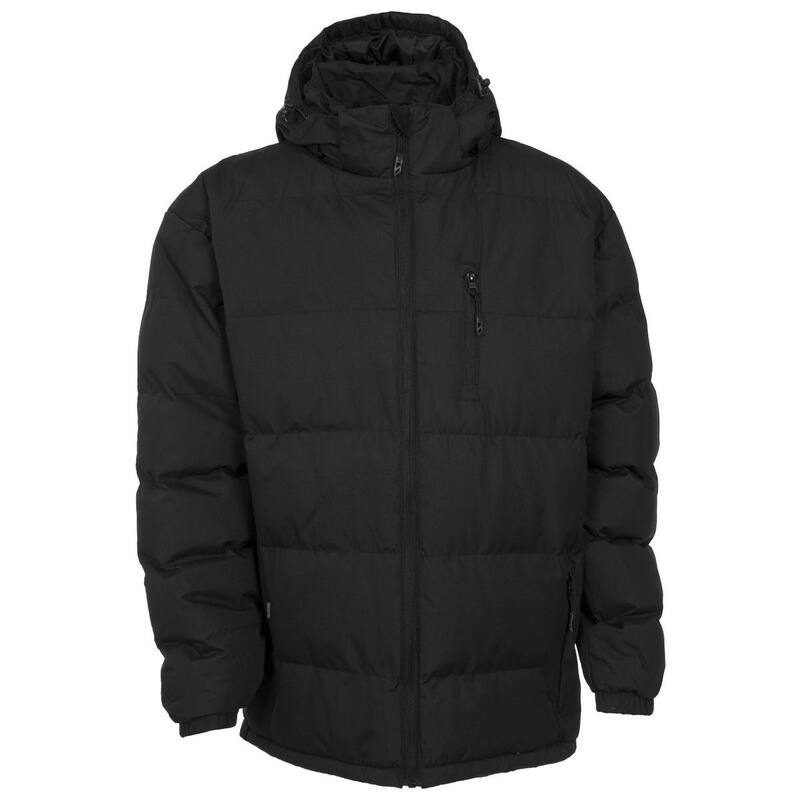 トレスパス メンズ アウター ジャケット・ブルゾン Trespass Mens Clipadded Jacket Black ブラック