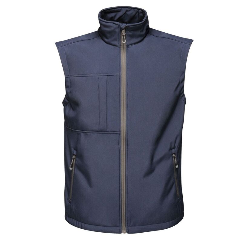 レガッタ メンズ アウター ジャケット・ブルゾン プリント ジレ Regatta Mens Octagon II Printable Gilet Navy And Seal Grey グレー