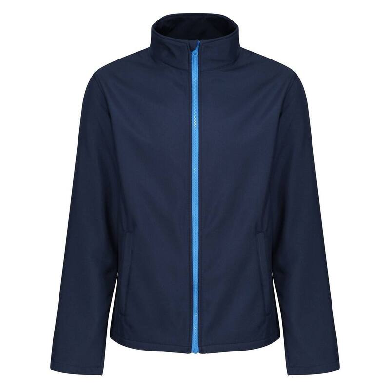 レガッタ メンズ アウター ジャケット・ブルゾン プリント Regatta Mens Ablaze Printable Soft Shell Jacket Navy And French Blue ネイビー｜ReVida 店