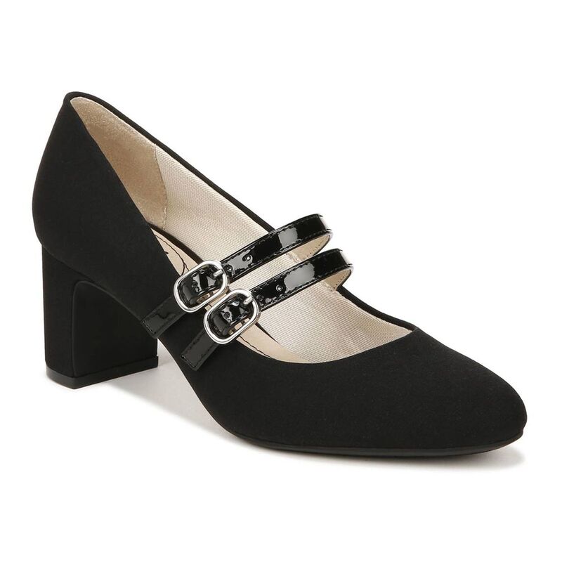 ライフストライド レディース シューズ パンプス LifeStride True Women Mary Jane Pumps Black Micro ブラック