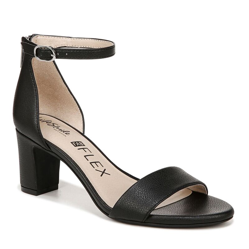 ライフストライド レディース シューズ パンプス アンクル LifeStride Florence Women Ankle Strapumps Black ブラック