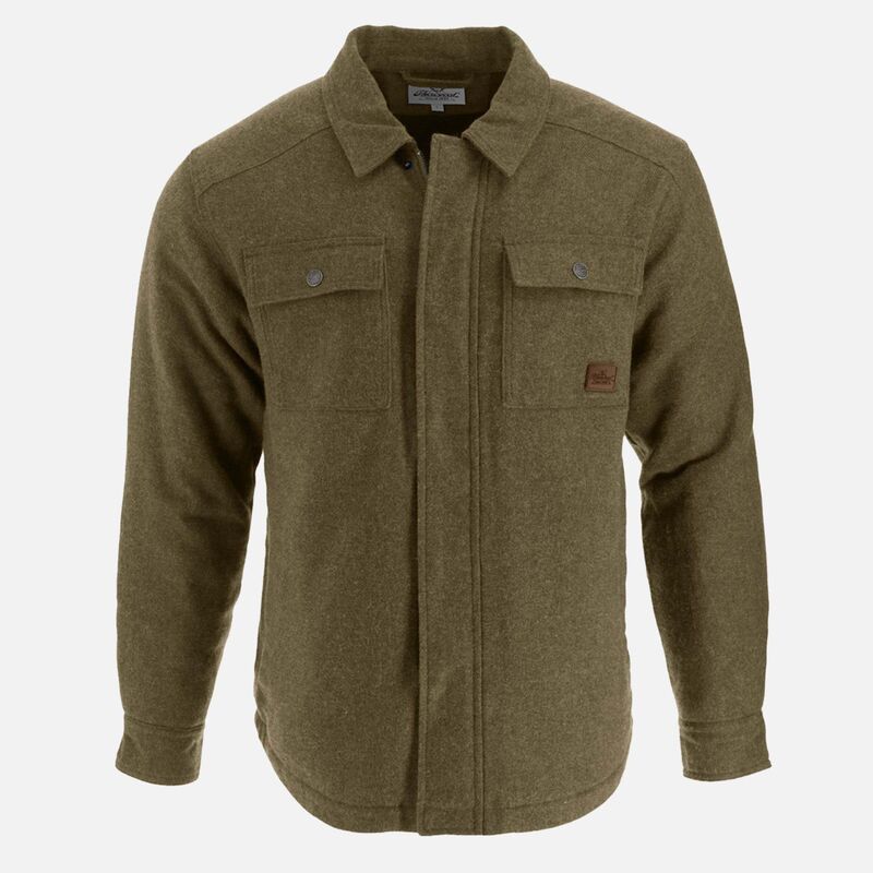 ソログッド メンズ アウター ジャケット・ブルゾン シャツ Thorogood Men's Merrill Heavyweight Berber Lined Shirt Jacket Otter Melange｜ReVida 店