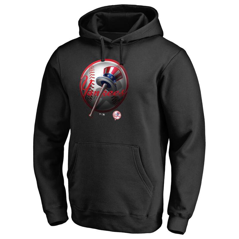 アンブランデッド メンズ アウター パーカー・スウェット Unbranded Men\u0027s Fanatics Branded Black New York Yankees Midnight Mascot Pullover Hoodie Ynk Black 黒いこと メンズファッション-トップス