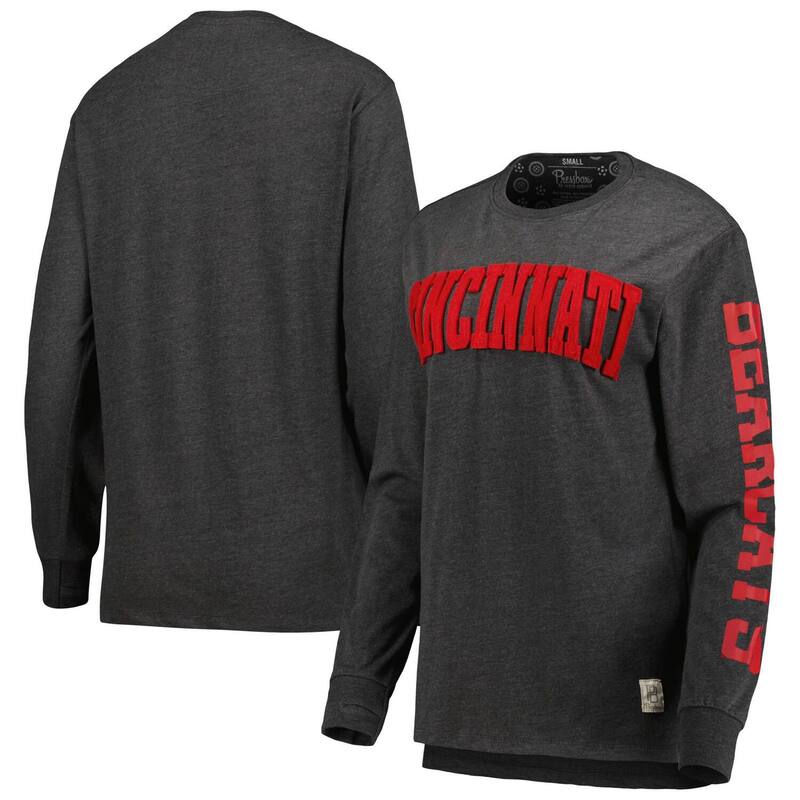 押し付けるボックス席 レディース トップス プルオーバー Women\u0027s Pressbox Black Cincinnati Bearcats Two-Hit Canyon Long Sleeve T-Shirt Cin Black 黒いこと