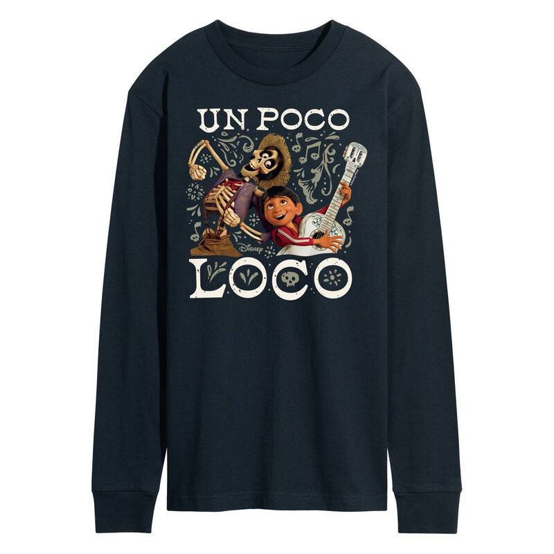 ウォルトディズニー ピクサー メンズ トップス ティーシャツ Men\u0027s Disney / Pixar\u0027s Coco Un Poco Loco Tee Navy 米国海軍 トップス-Tシャツ・カットソー