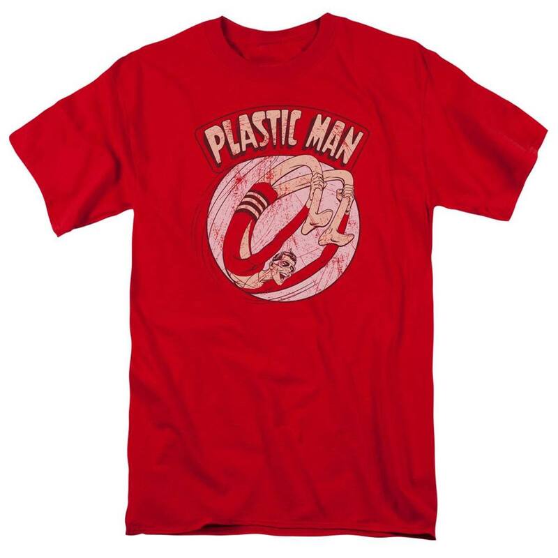 アニメキャラクター メンズ トップス Tシャツ Licensed Character Dcomics Bounce Short Sleeve Adult-shirt Red レッド|ReVida 店