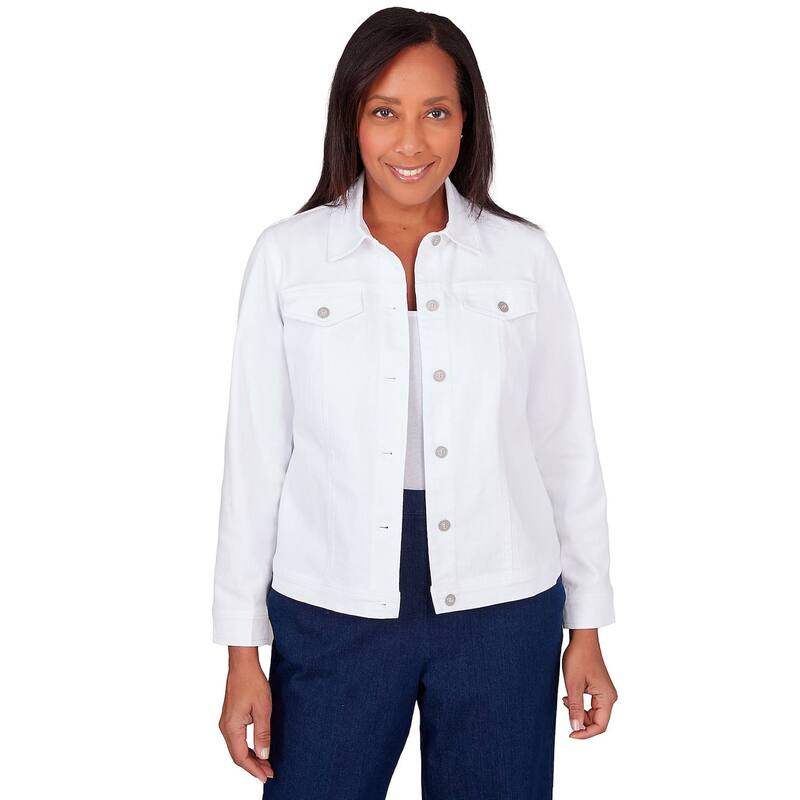 アルフレッド ダナー レディース アウター ジャケット・ブルゾン Women's Alfredunner Classic Fit Jean Jacket White ホワイト｜ReVida 店