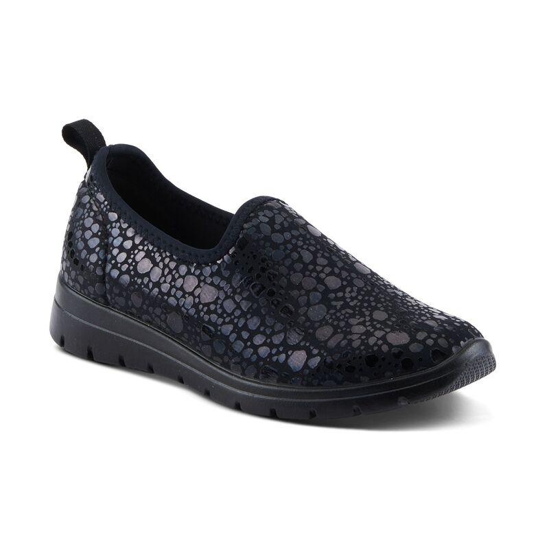 フレクサス レディース シューズ サンダル Flexus by Spring Step Women's Anisia-Croco Slip-on Shoes Black ブラック