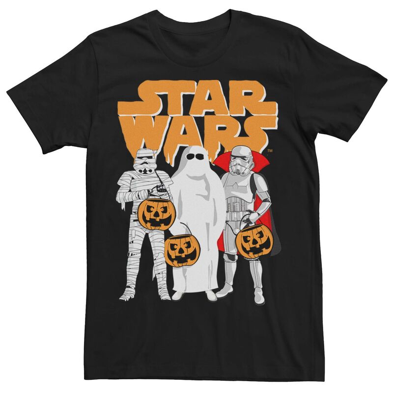 はやりっ児 ウォーズ メンズ トップス ティーシャツ ロゴタイプ Men\u0027star Wars Trio Costumes Halloween Logo Tee Black 黒いこと メンズファッション-トップス