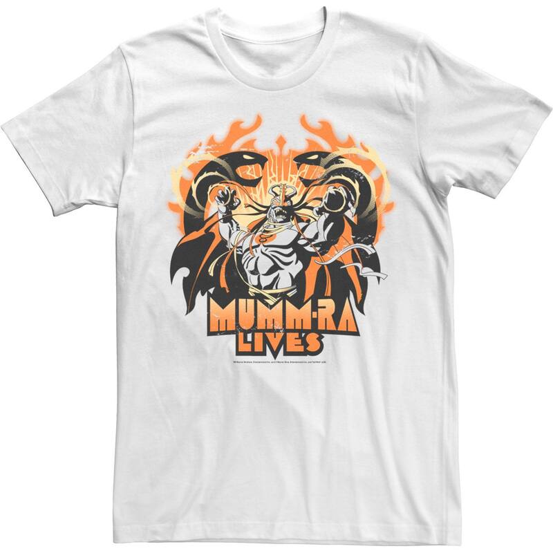 アニメ人となり メンズ トップス ティーシャツ Licensed Character Men\u0027s ThunderCats Mumm-Ra Lives Portraitee White 白いこと メンズファッション-Tシャツ・カットソー