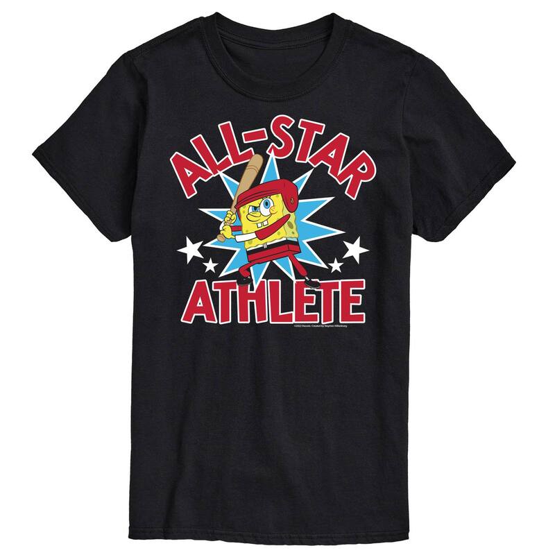 ニコロデオン メンズ トップス Tシャツ パンツ Nickelodeon Men'spongeBob SquarePants All Star Tee Black ブラック